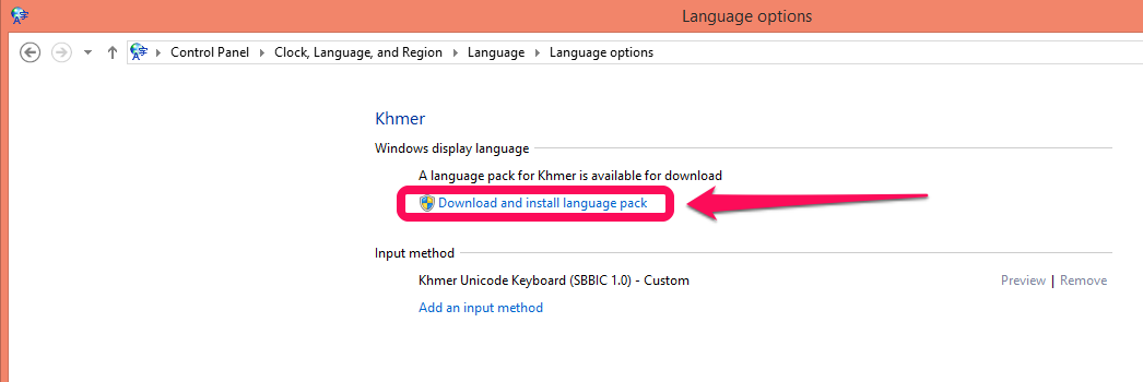 khmer font windows 8